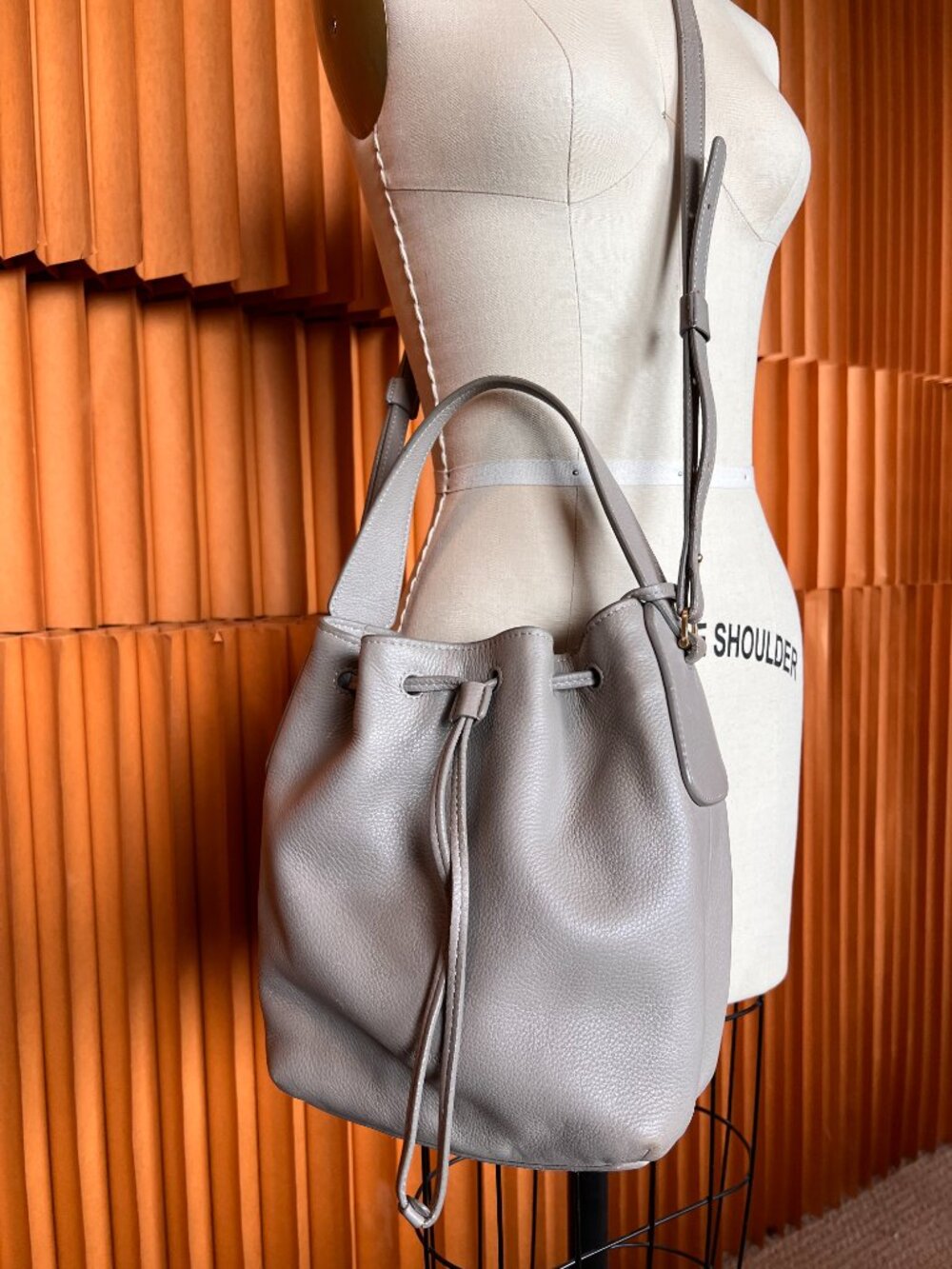 Aritzia Auxilary Full Grain Cross Body Bag